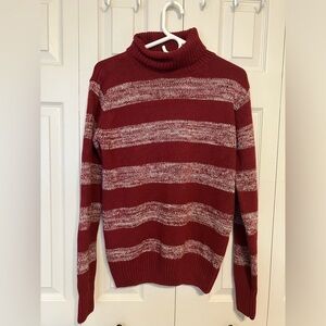 Eddie Bauer Knit Pullover Sweater Women’s  Sz‎ L Red Holiday Casual Fall Winter